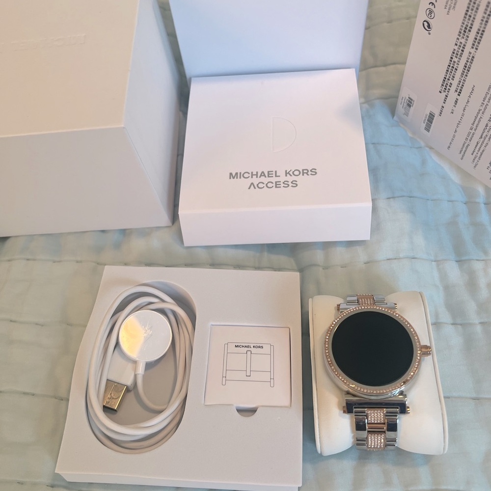 MICHAEL KORS Sofie Pavé Two-Tone Access smart watch